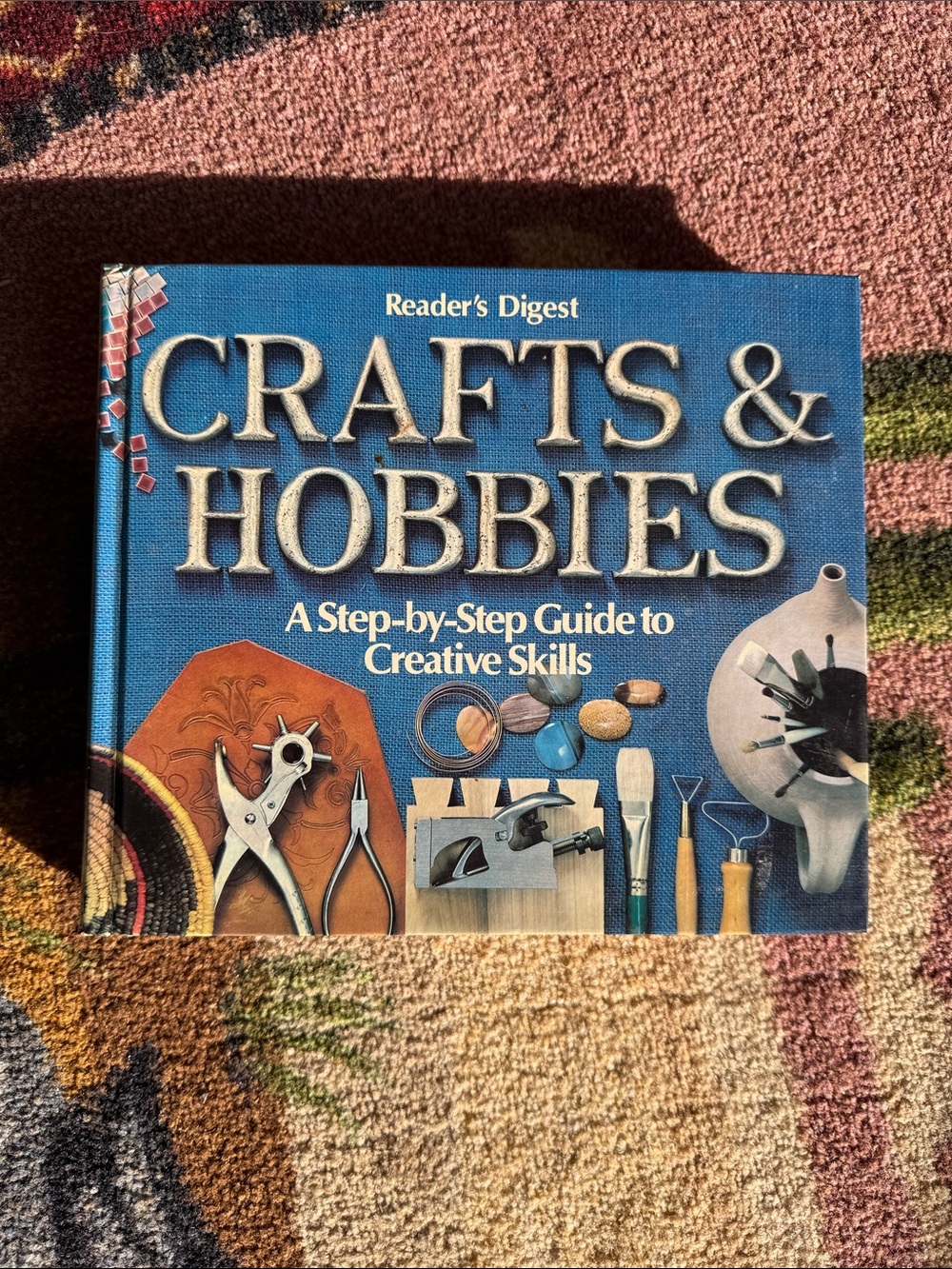 Vintage Readers Digest Book Crafts and Hobbies Coffee Table